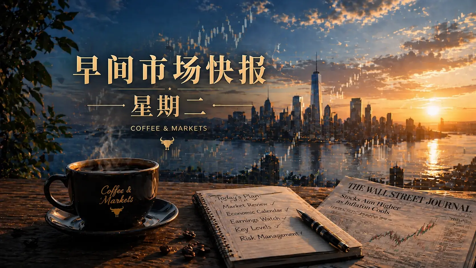 早间市场快报_星期二